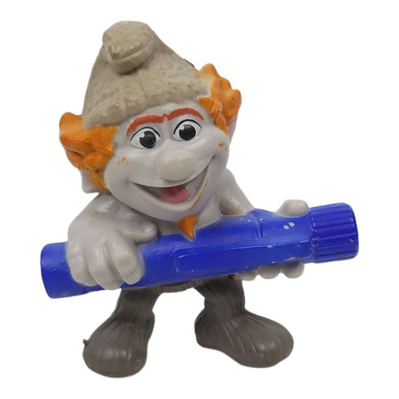 McDonalds Smurfs 2013 Hackus 2011 Papa Smurf PVC 3" Action Figures Happy Meal - Picture 12 of 12